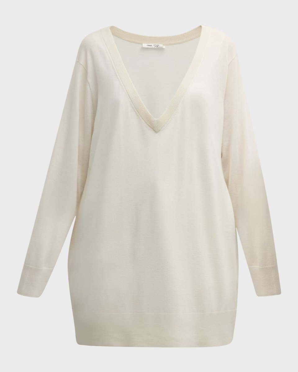 x Atelier Jolie Cashmere Long-Sleeve Top